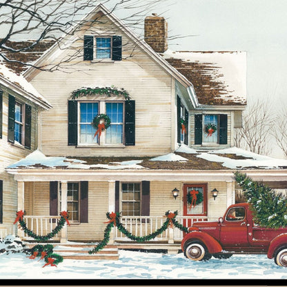 Preparing for Christmas 2 Black Framed Print Wall Art HomeRoots