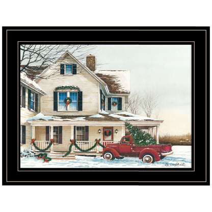 Preparing for Christmas 2 Black Framed Print Wall Art HomeRoots