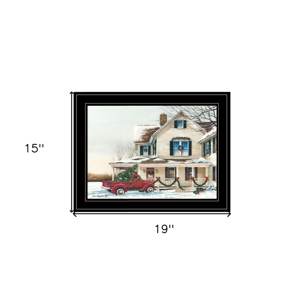 Preparing for Christmas 2 Black Framed Print Wall Art HomeRoots