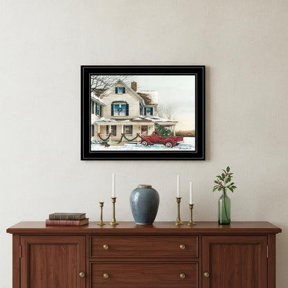 Preparing for Christmas 2 Black Framed Print Wall Art HomeRoots