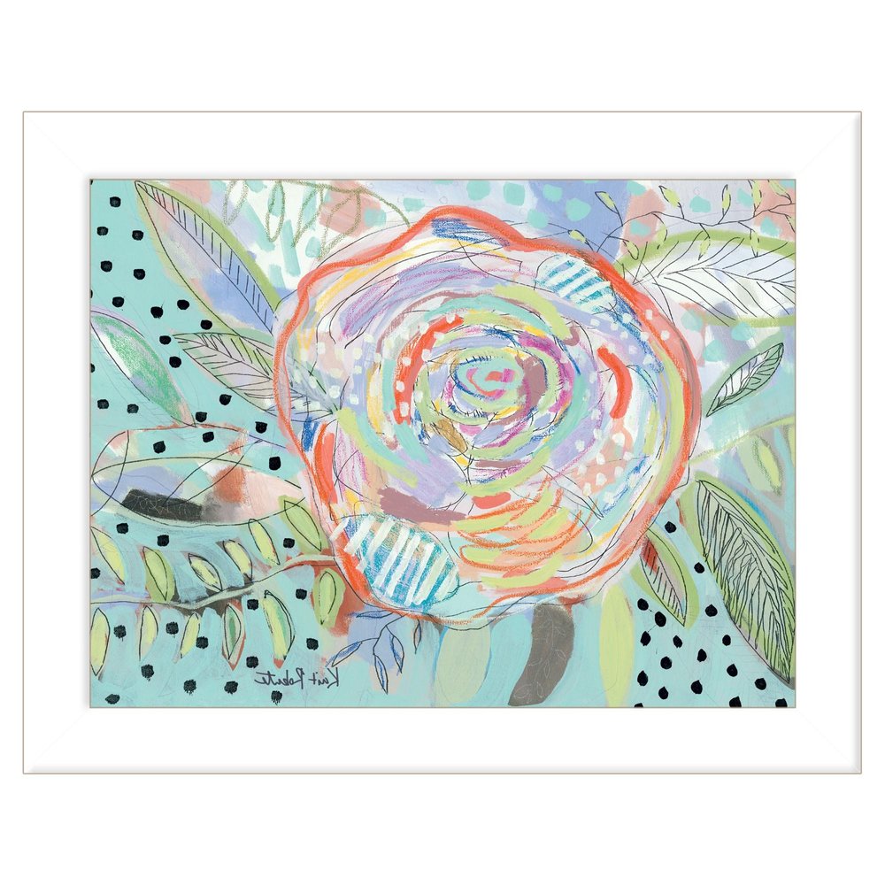 Bloom for Yourself 3 White Framed Print Wall Art — view 3
