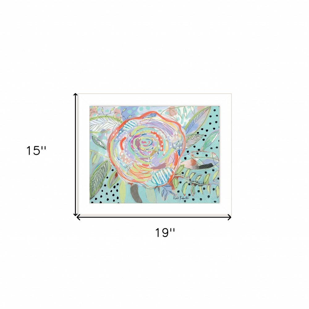 Bloom for Yourself 3 White Framed Print Wall Art HomeRoots