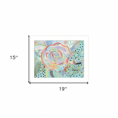 Bloom for Yourself 3 White Framed Print Wall Art HomeRoots