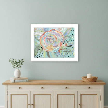 Bloom for Yourself 3 White Framed Print Wall Art HomeRoots