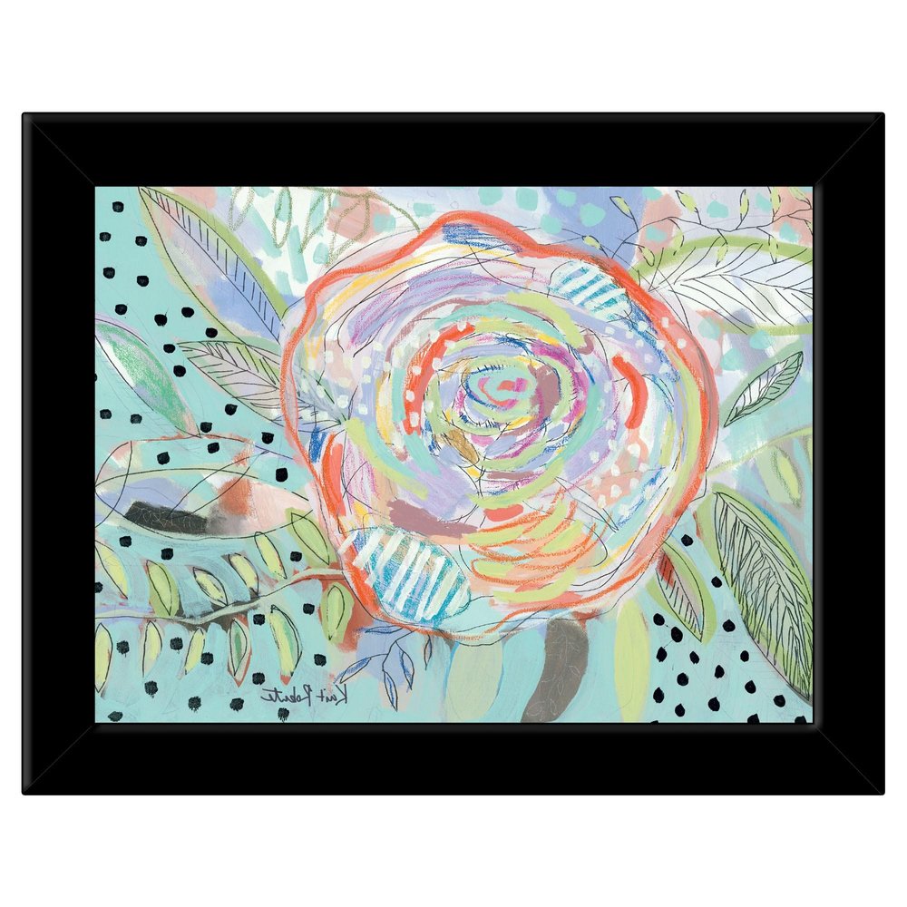 Bloom for Yourself 4 Black Framed Print Wall Art — view 5