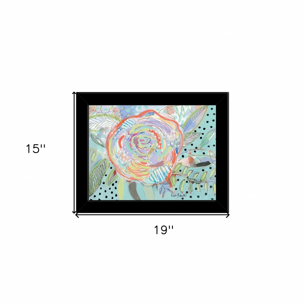 Bloom for Yourself 4 Black Framed Print Wall Art — view 6