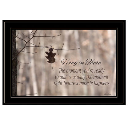 Hang in There 2 Black Framed Print Wall Art HomeRoots