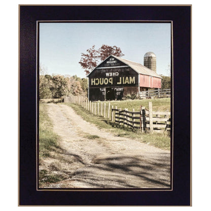 Mail Pouch Barn 2 Black Framed Print Wall Art HomeRoots