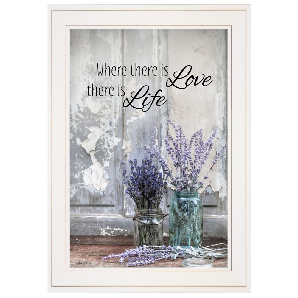 Where There is Love 2 White Framed Print Wall Art — view 1