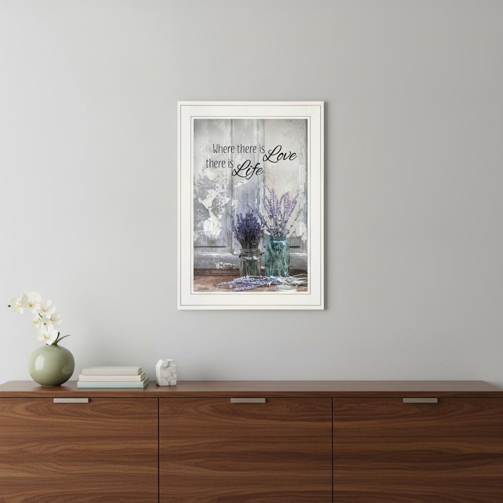 Where There is Love 2 White Framed Print Wall Art — view 3