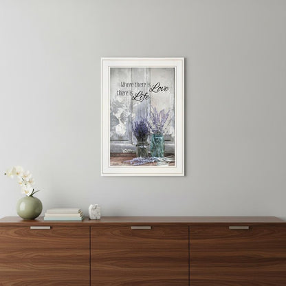 Where There is Love 2 White Framed Print Wall Art HomeRoots