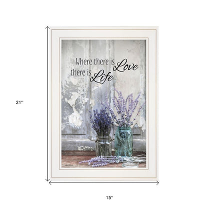 Where There is Love 2 White Framed Print Wall Art HomeRoots