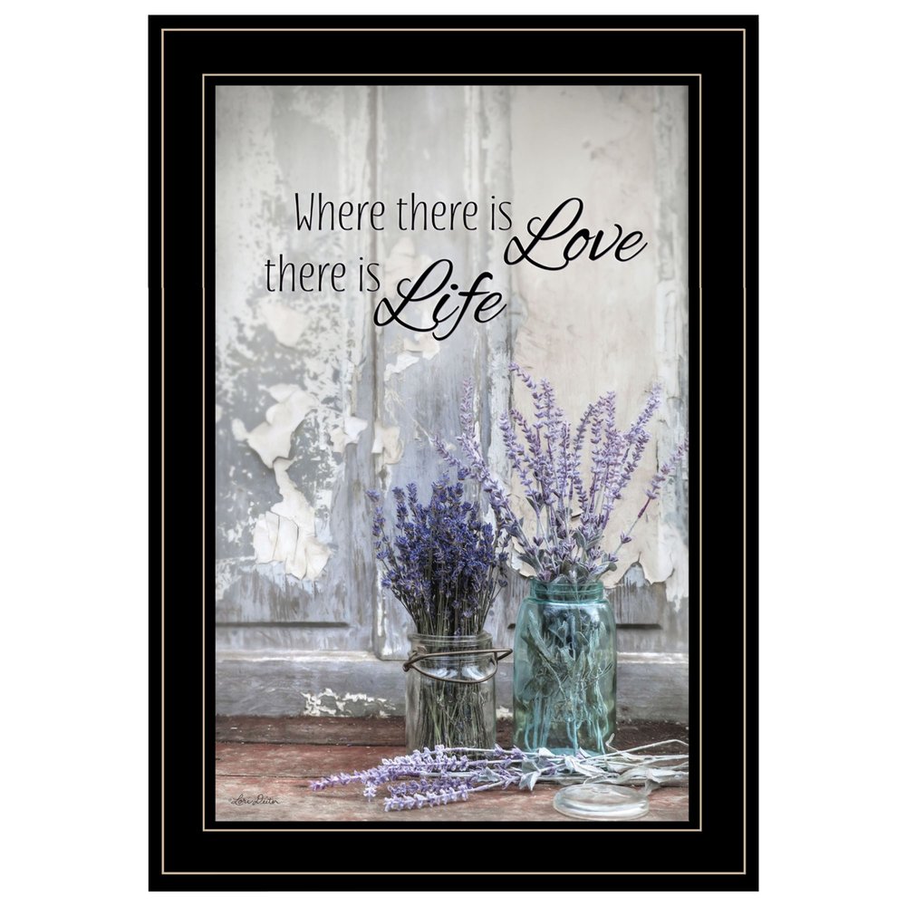 Where There is Love 3 Black Framed Print Wall Art — view 1