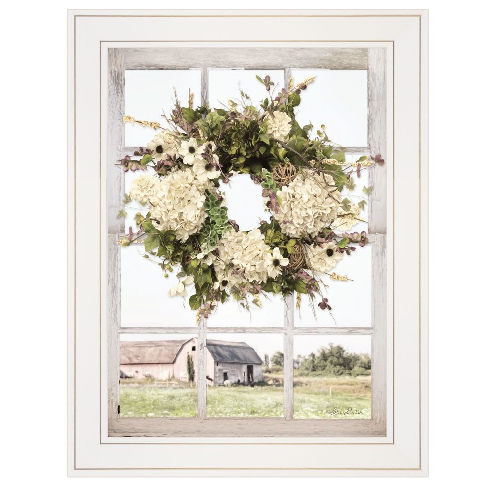 Pleasant View 2 White Framed Print Wall Art HomeRoots