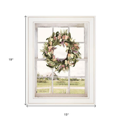 Summer View 2 White Framed Print Wall Art HomeRoots
