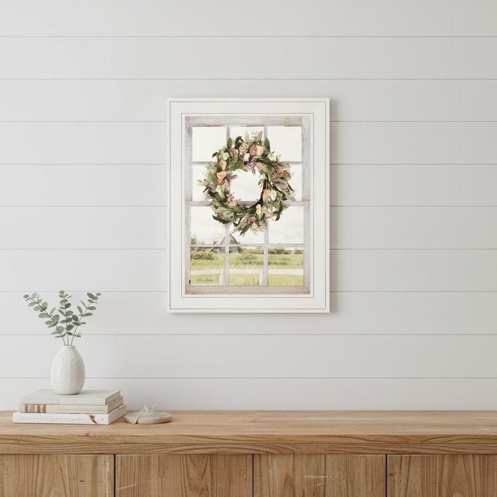 Summer View 2 White Framed Print Wall Art HomeRoots