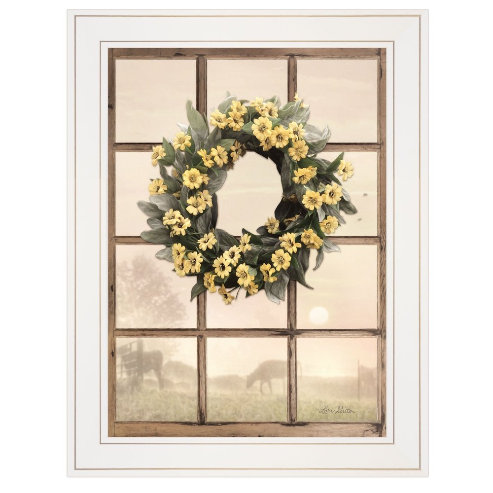Country Gazing 2 White Framed Print Wall Art HomeRoots