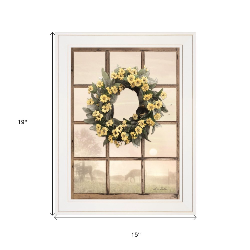 Country Gazing 2 White Framed Print Wall Art HomeRoots