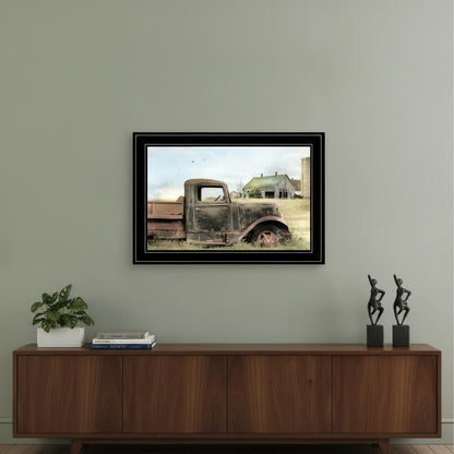 Vintage Farm Trucks I 2 Black Framed Print Wall Art HomeRoots