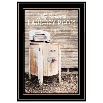 Laundry Room 2 Black Framed Print Bathroom Wall Art HomeRoots