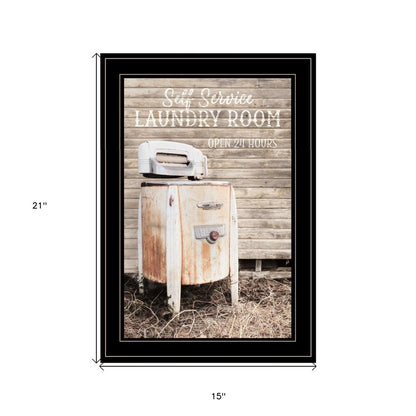 Laundry Room 2 Black Framed Print Bathroom Wall Art HomeRoots