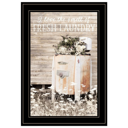 Fresh Laundry 2 Black Framed Print Bathroom Wall Art HomeRoots