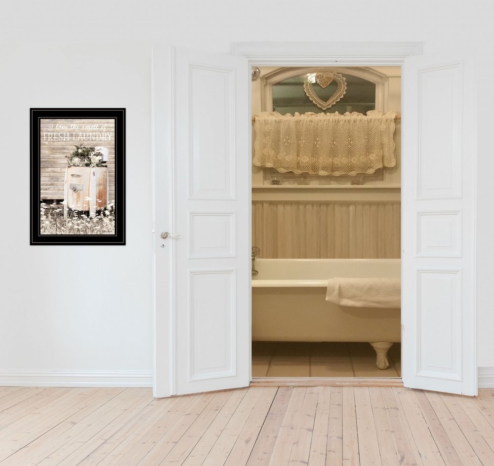 Fresh Laundry 2 Black Framed Print Bathroom Wall Art HomeRoots