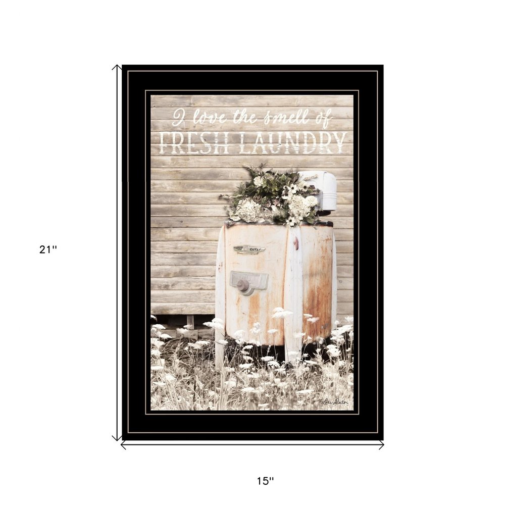Fresh Laundry 2 Black Framed Print Bathroom Wall Art HomeRoots