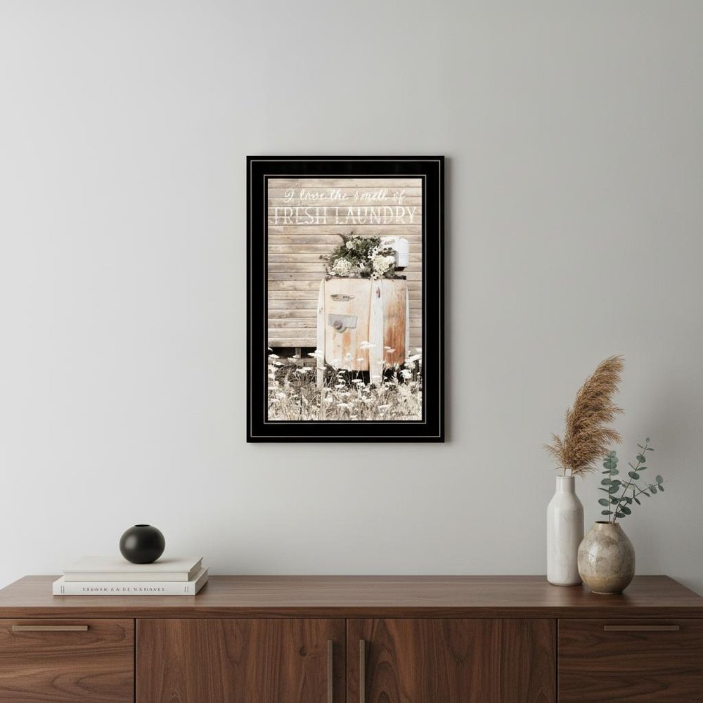 Fresh Laundry 2 Black Framed Print Bathroom Wall Art HomeRoots