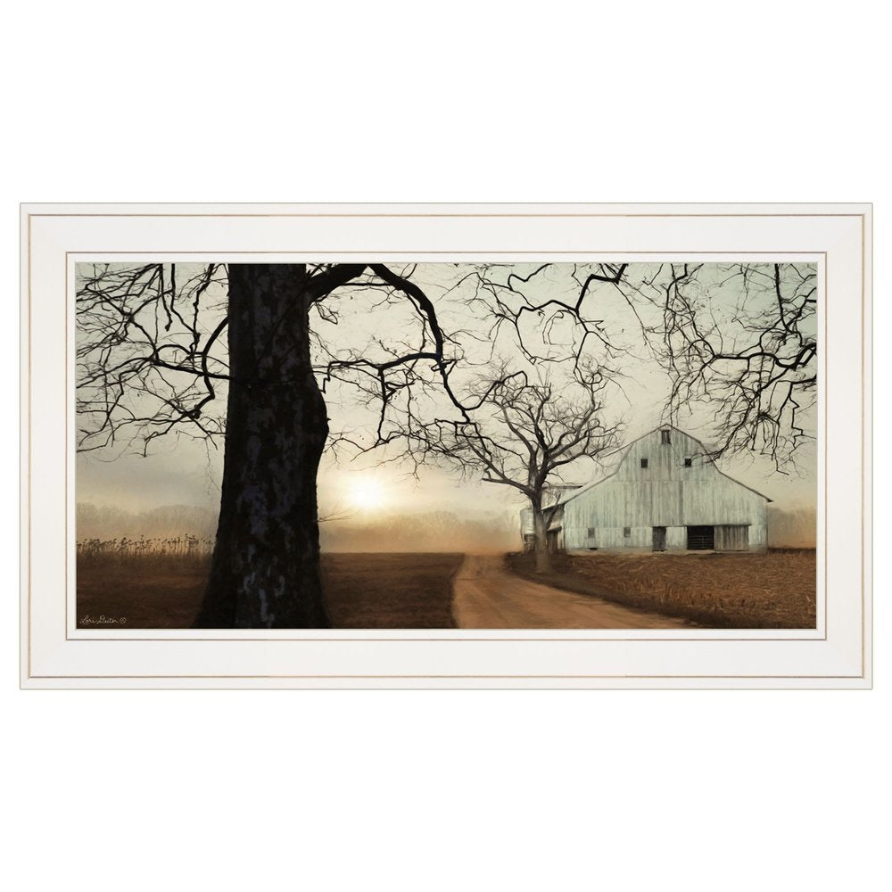 Millersburg Sunrise 2 White Framed Print Wall Art — view 1