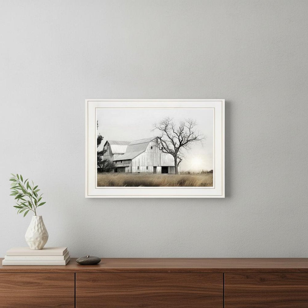 Ohio Fields I 1 White Framed Print Wall Art — view 8