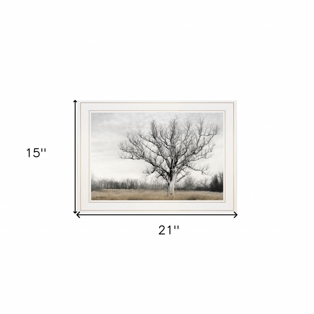 Earth and Sky 1 White Framed Print Wall Art — view 3