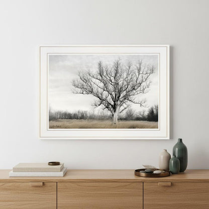 Earth and Sky 1 White Framed Print Wall Art HomeRoots