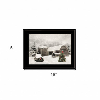 Farmhouse Christmas 2 Black Framed Print Wall Art HomeRoots