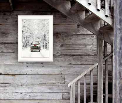 Antique Christmas 1 White Framed Print Wall Art HomeRoots