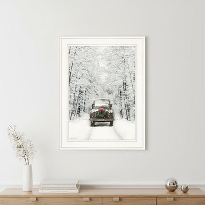 Antique Christmas 1 White Framed Print Wall Art HomeRoots