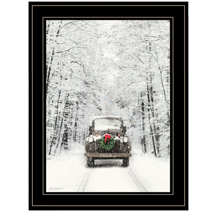 Antique Christmas 2 Black Framed Print Wall Art HomeRoots