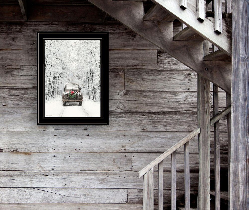 Antique Christmas 2 Black Framed Print Wall Art HomeRoots