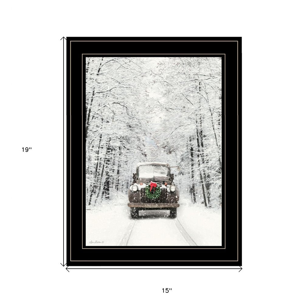 Antique Christmas 2 Black Framed Print Wall Art HomeRoots