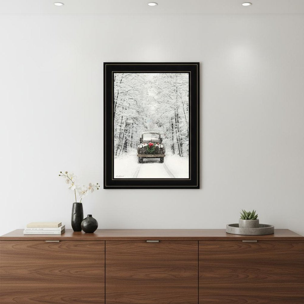 Antique Christmas 2 Black Framed Print Wall Art HomeRoots