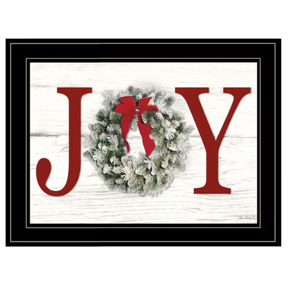 Christmas Joy 5 Black Framed Print Wall Art HomeRoots