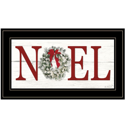 Christmas Noel 2 Black Framed Print Wall Art HomeRoots
