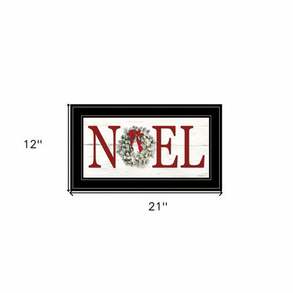 Christmas Noel 2 Black Framed Print Wall Art HomeRoots