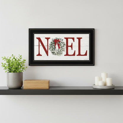 Christmas Noel 2 Black Framed Print Wall Art HomeRoots
