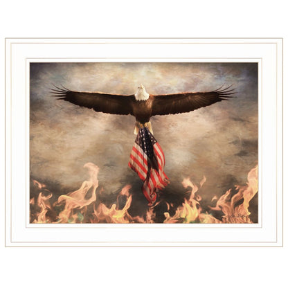 Blaze of Glory 1 White Framed Print Wall Art HomeRoots
