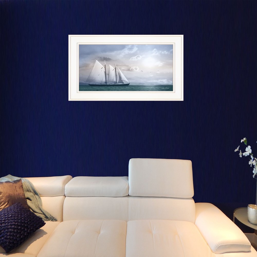 Adventure on the Seas 1 White Framed Print Wall Art — view 2