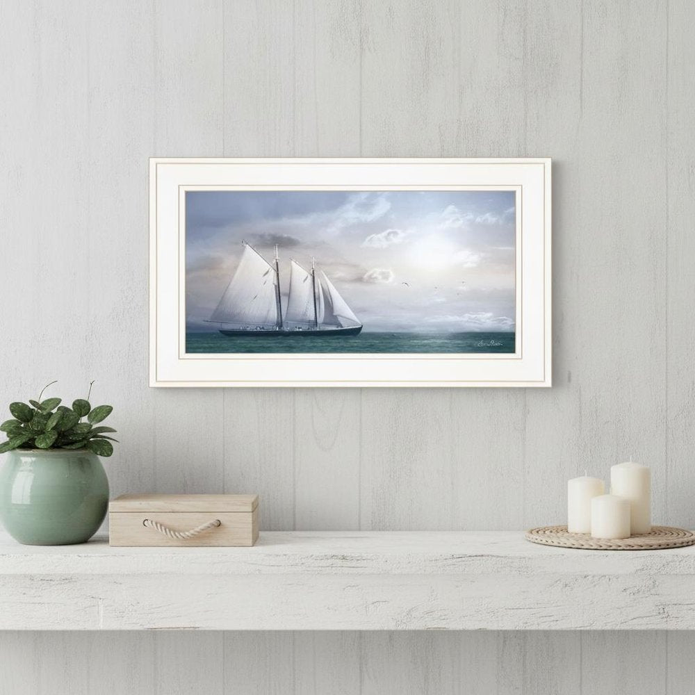Adventure on the Seas 1 White Framed Print Wall Art HomeRoots