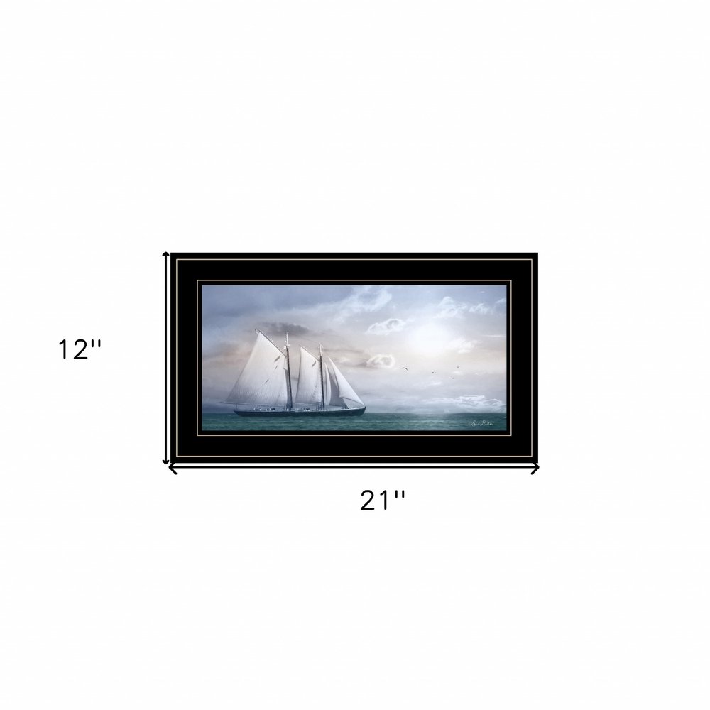Adventure on the Seas 2 Black Framed Print Wall Art — view 3