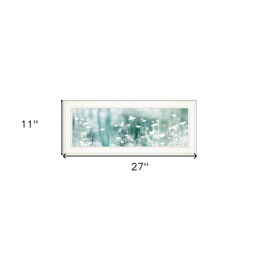 Dreamy Meadow 1 White Framed Print Wall Art — view 4