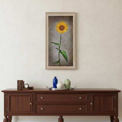 Sunflower I Brown Framed Print Wall Art HomeRoots